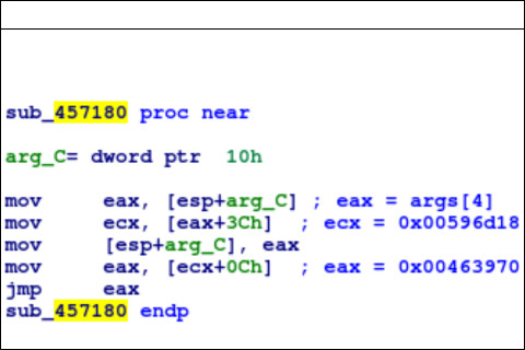 sub_457180 in IDA